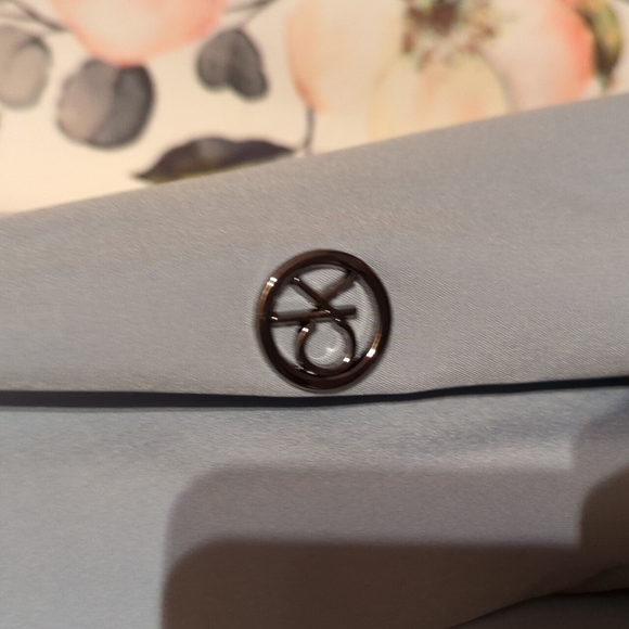 Calvin Klein Women's Mesh Back Raincoat, Chambray Blue, X-Small - Picture 7 of 8